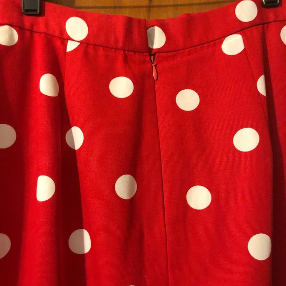 Vintage Scaasi Red Polka Dot Suit - Picture 6 of 8